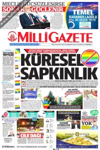 Milli Gazete Gazetesi 1. Sayfası 22.06.2017